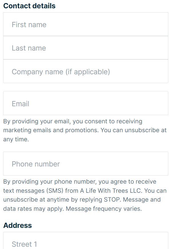 contact form